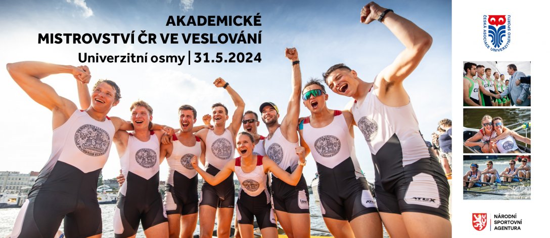 Akademické  mistrovství ČR ve veslování - Univerzitní osmy | 31.5.2024